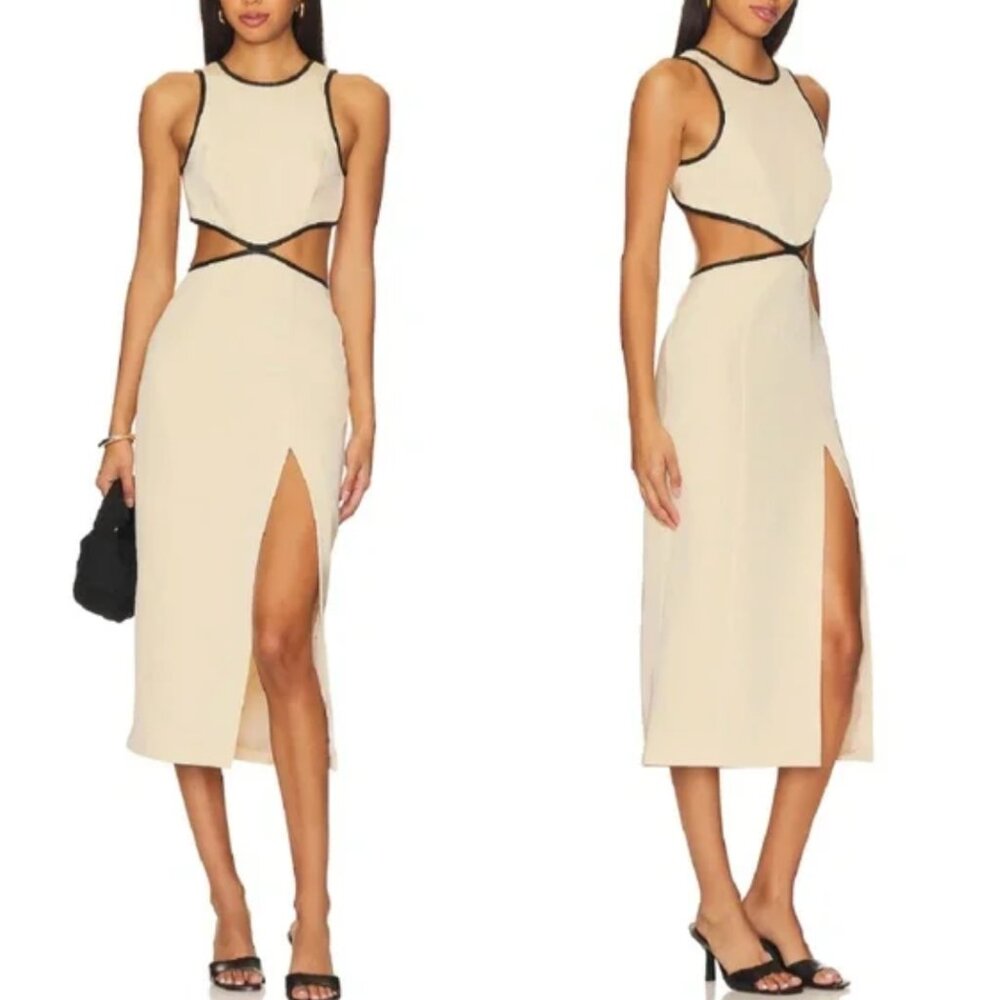 NWT Revolve L'Academie x Marianna Dionria Midi Dress Small Cream